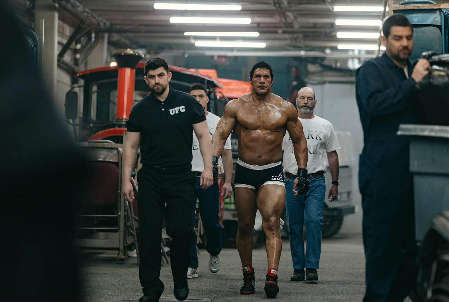A still from The Smashing Machine